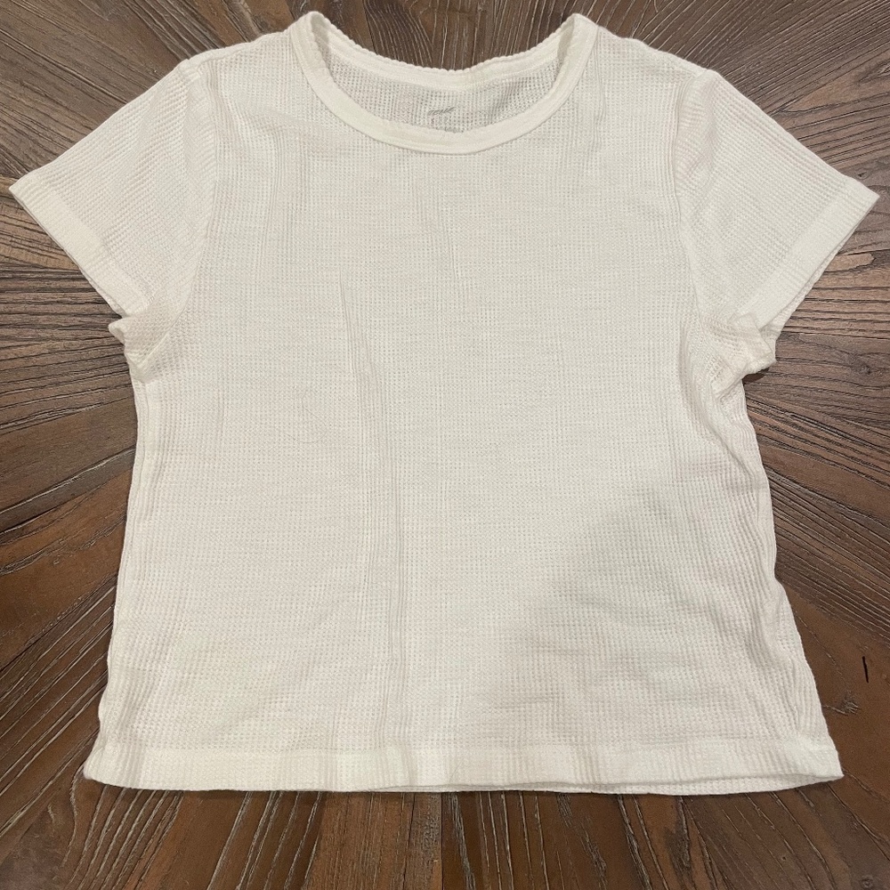 Aerie waffle knit baby tee